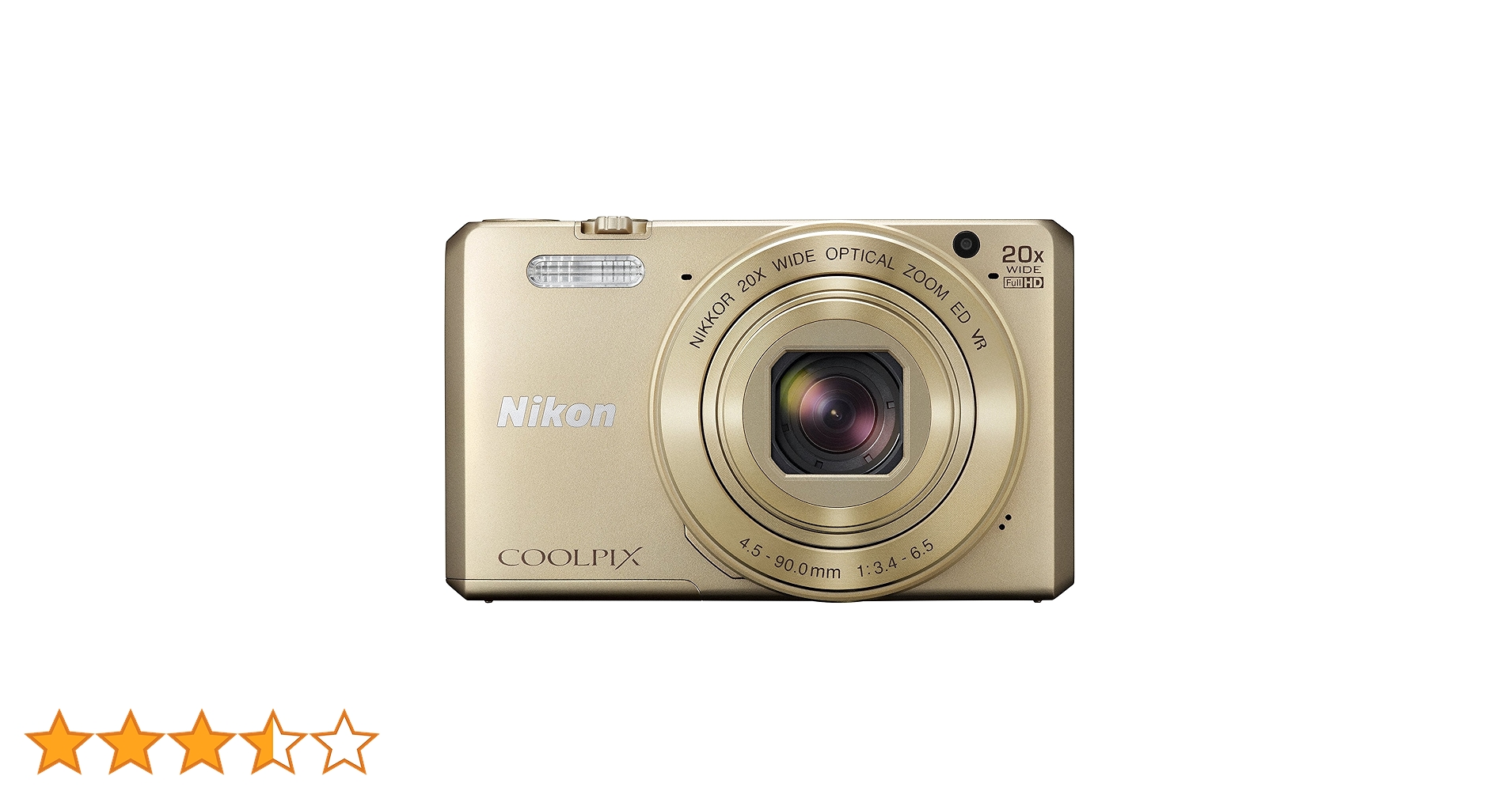 Nikon COOLPIX S7000 16.1 Digital Camera with 3.0-Inch TFT LCD